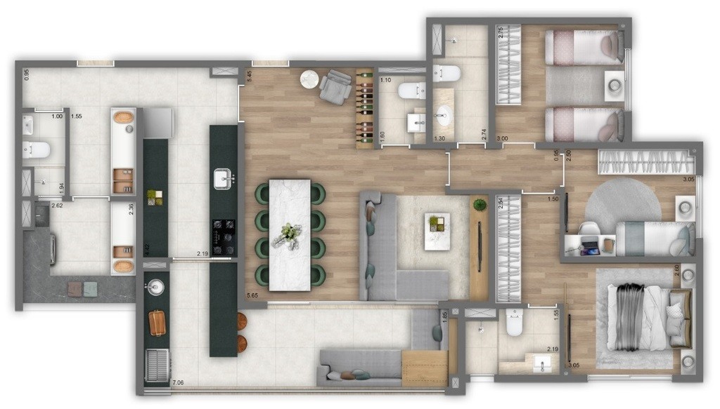 Apartamento, 3 quartos, 90 m² - Foto 19