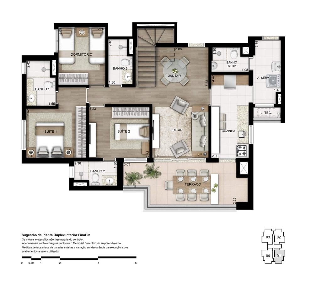 Apartamento, 3 quartos, 133 m² - Foto 41