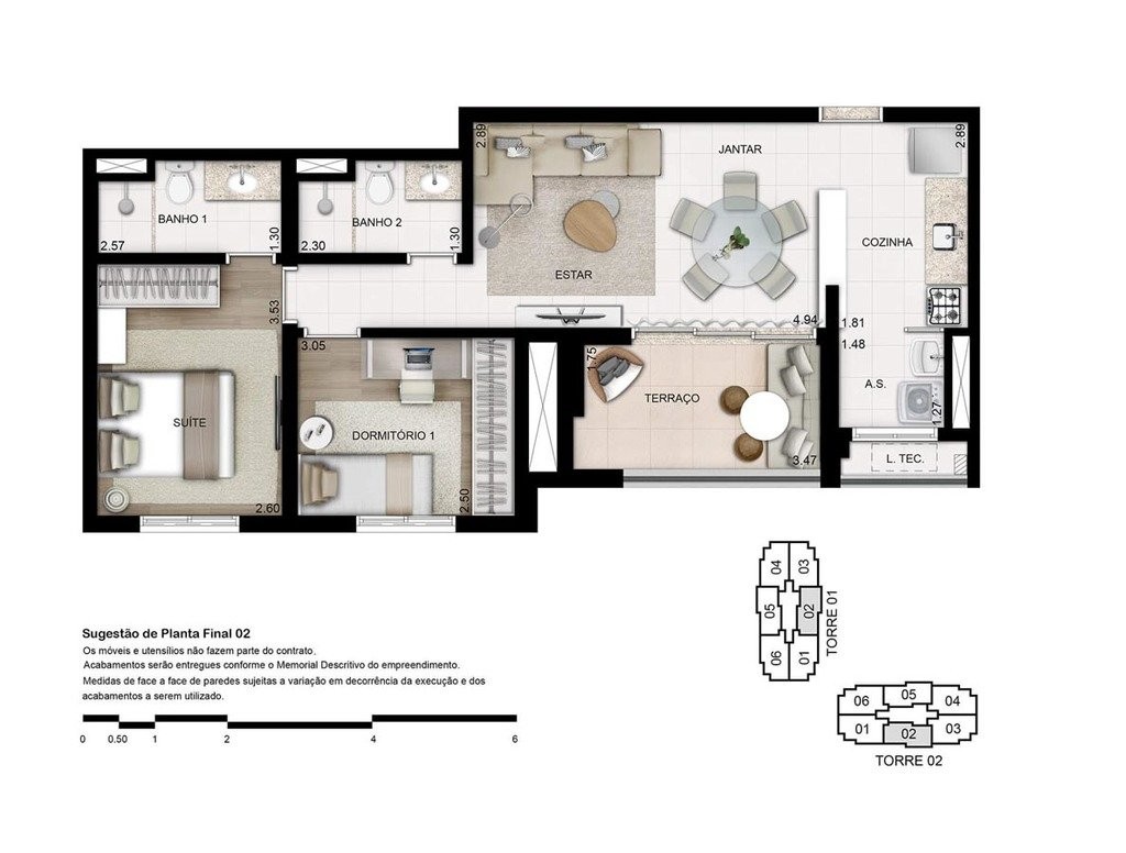 Apartamento, 3 quartos, 133 m² - Foto 43