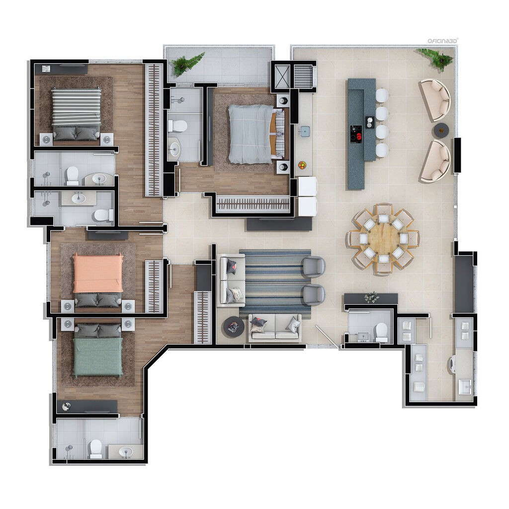 Apartamento, 4 quartos, 297 m² - Foto 14