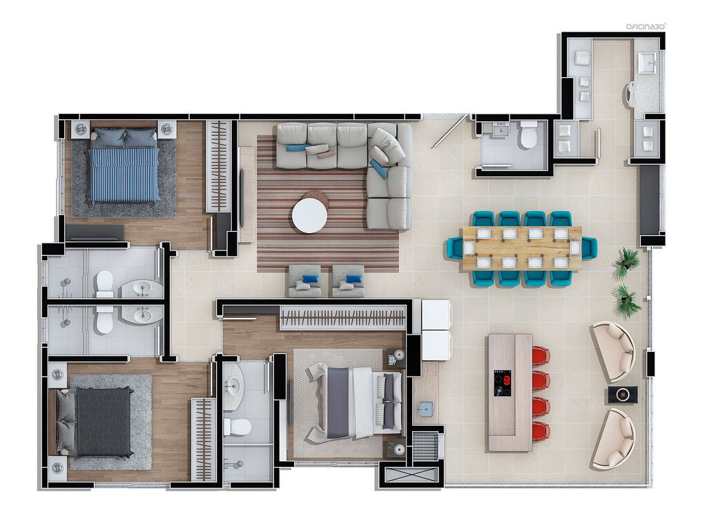 Apartamento, 4 quartos, 297 m² - Foto 13