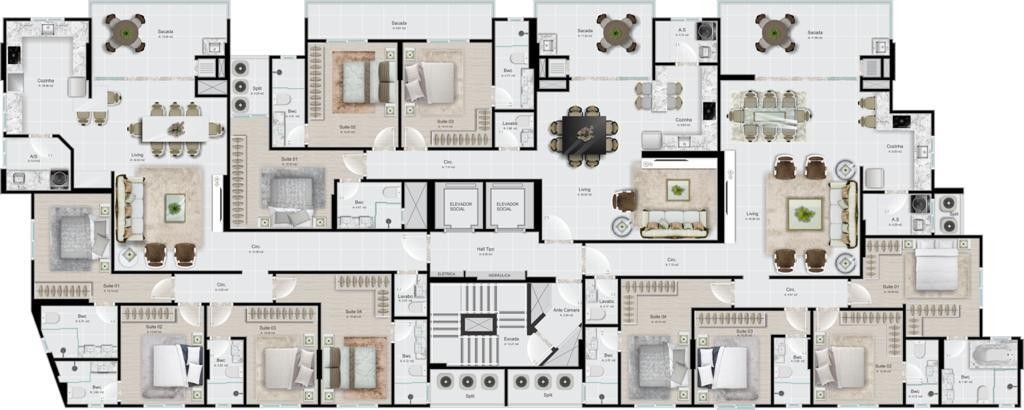 Apartamento, 4 quartos, 182 m² - Foto 14