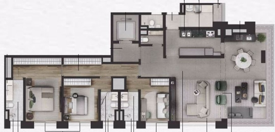 Apartamento, 3 quartos, 155 m² - Foto 26