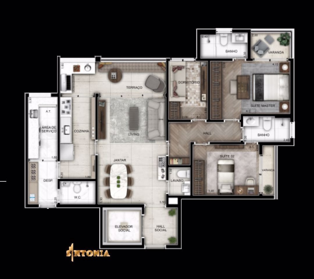 Apartamento, 4 quartos, 162 m² - Foto 28
