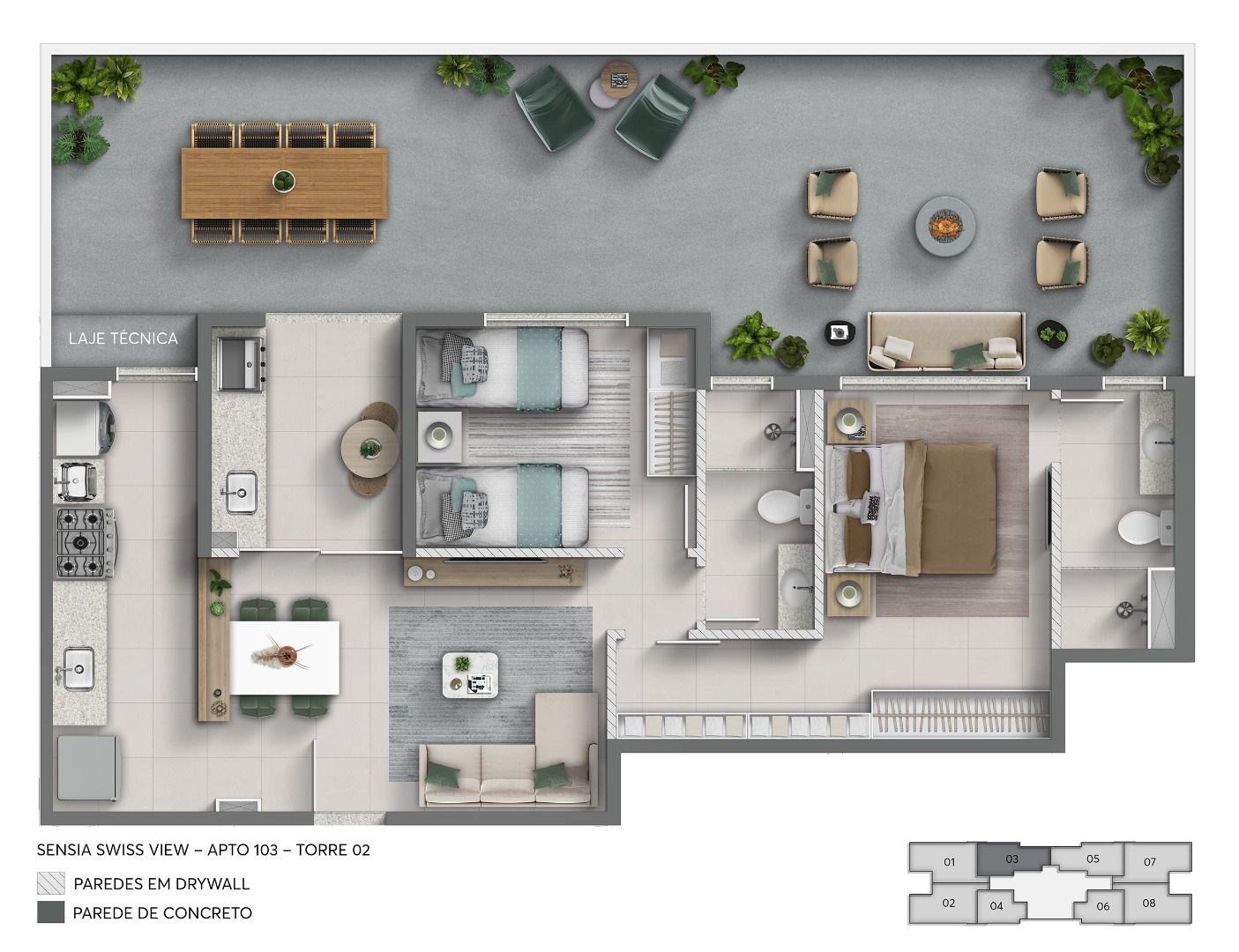 Apartamento, 2 quartos, 60 m² - Foto 30