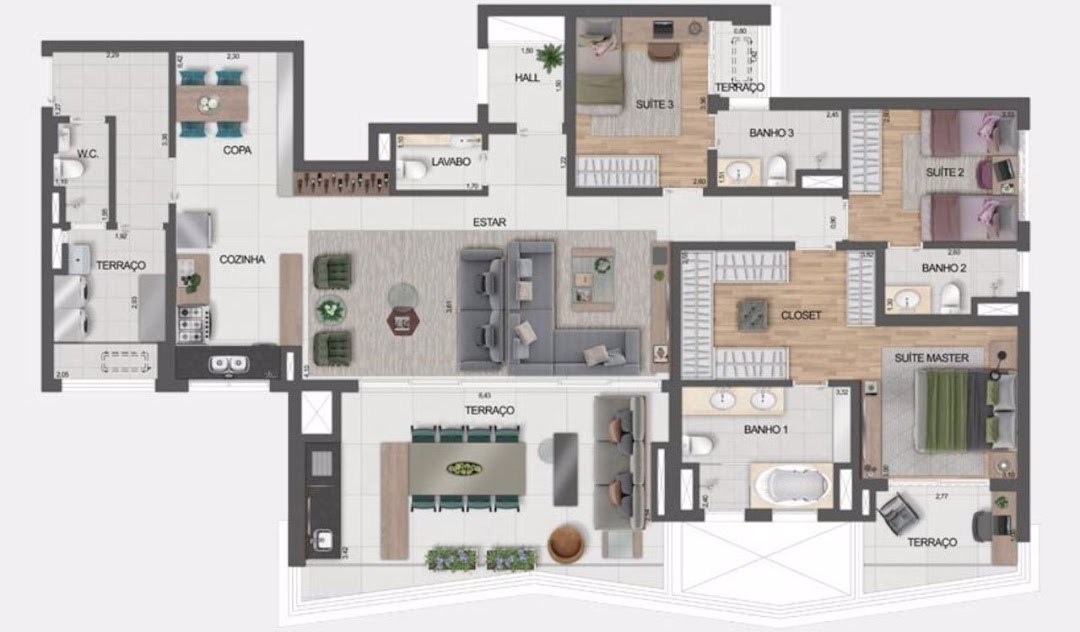 Apartamento, 4 quartos, 144 m² - Foto 6