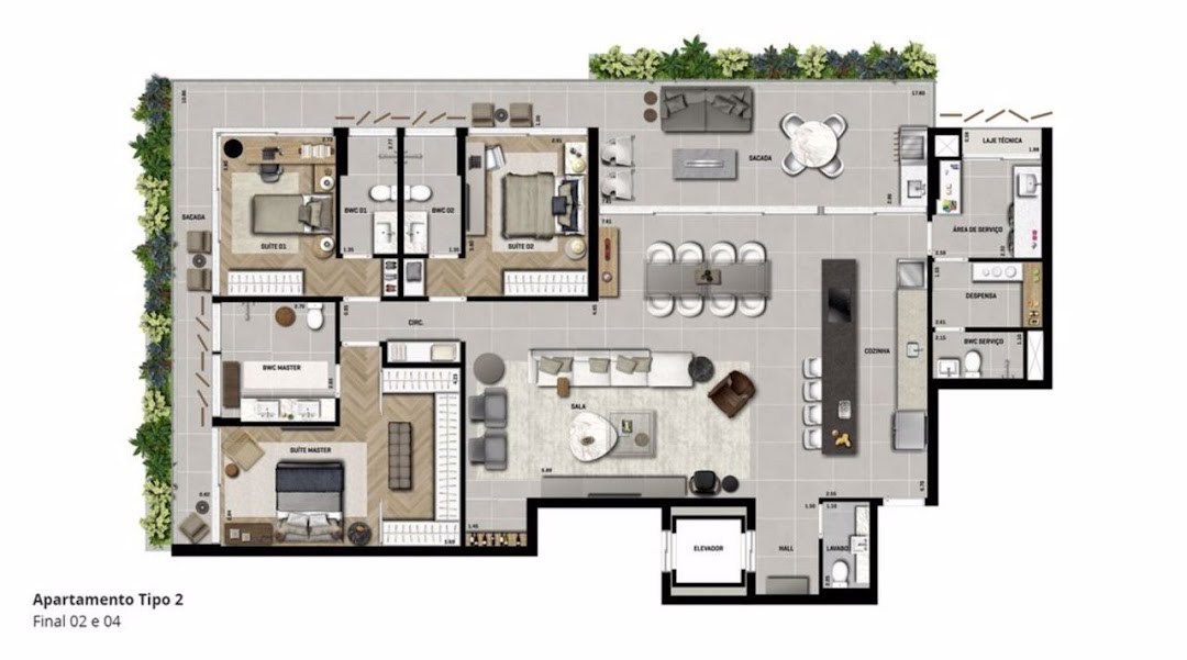 Apartamento, 3 quartos, 214 m² - Foto 22