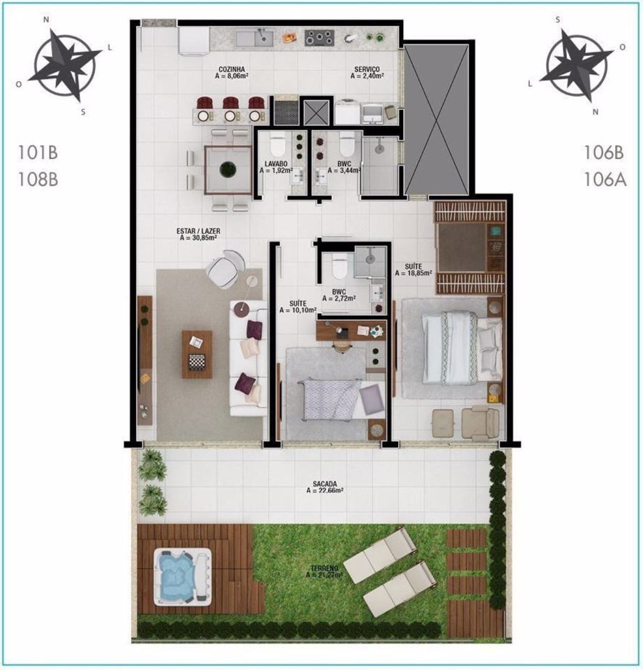Apartamento, 2 quartos, 174 m² - Foto 21