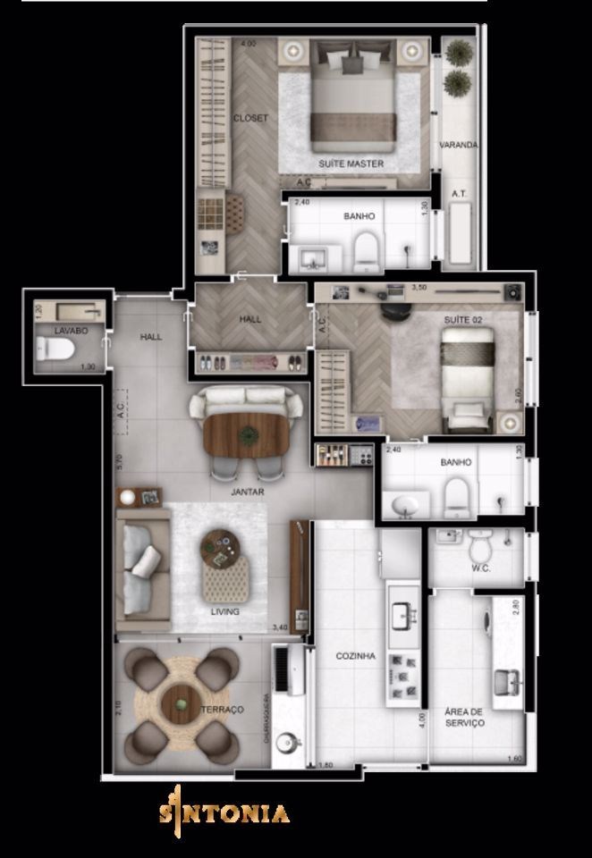 Apartamento, 2 quartos, 73 m² - Foto 31