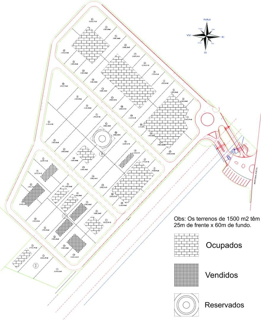 Loteamento e Condomínio, 1500 m² - Foto 1