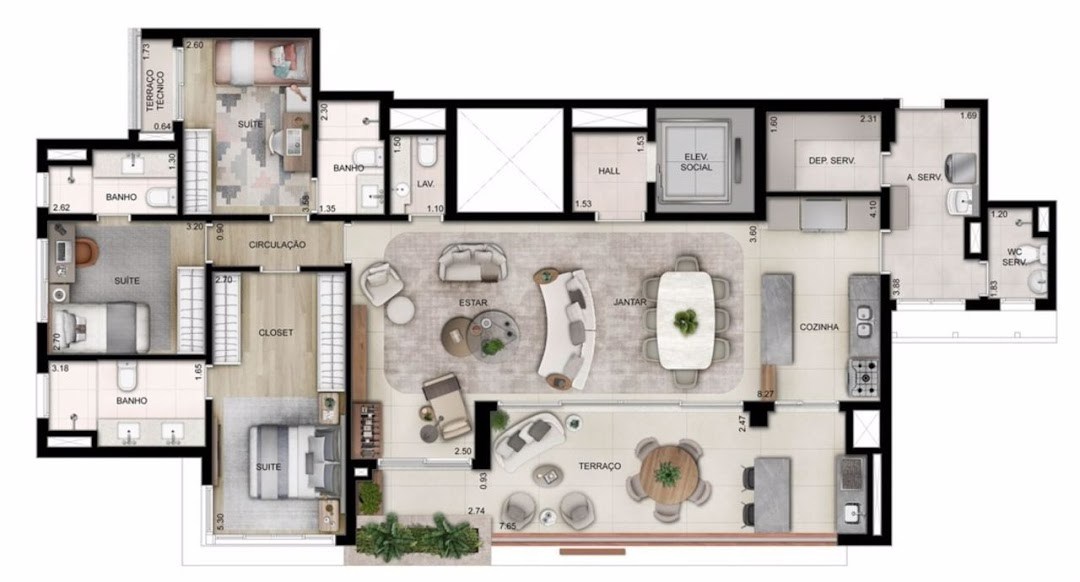 Apartamento, 4 quartos, 161 m² - Foto 18
