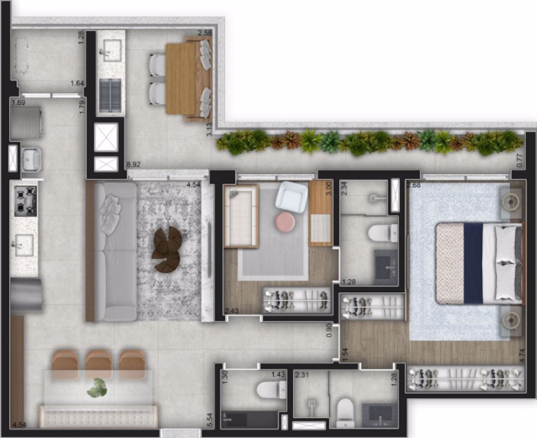 Apartamento, 3 quartos, 128 m² - Foto 23