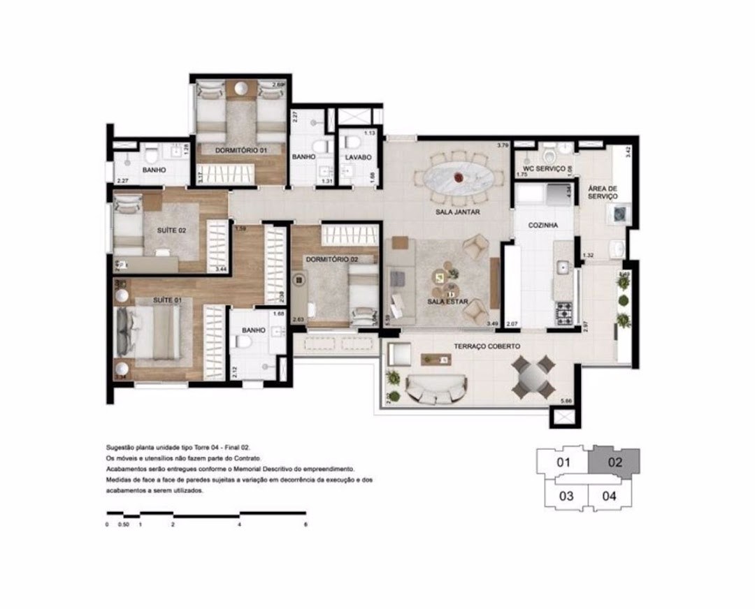 Apartamento, 4 quartos, 222 m² - Foto 10