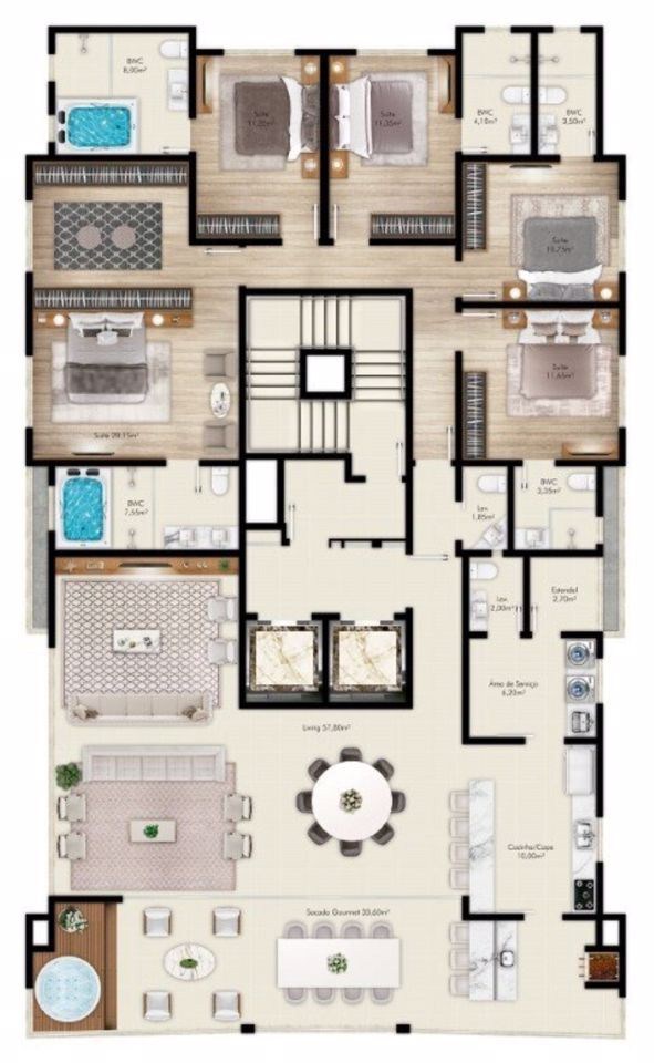 Apartamento, 3 quartos, 128 m² - Foto 11