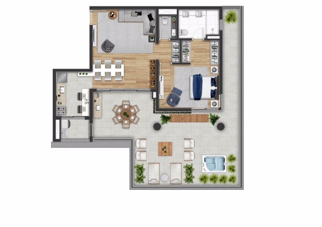 Apartamento, 1 quarto, 79 m² - Foto 6