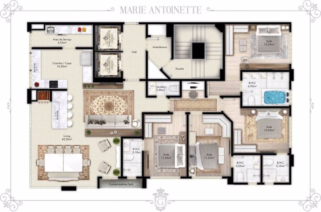 Apartamento, 4 quartos, 251 m² - Foto 8