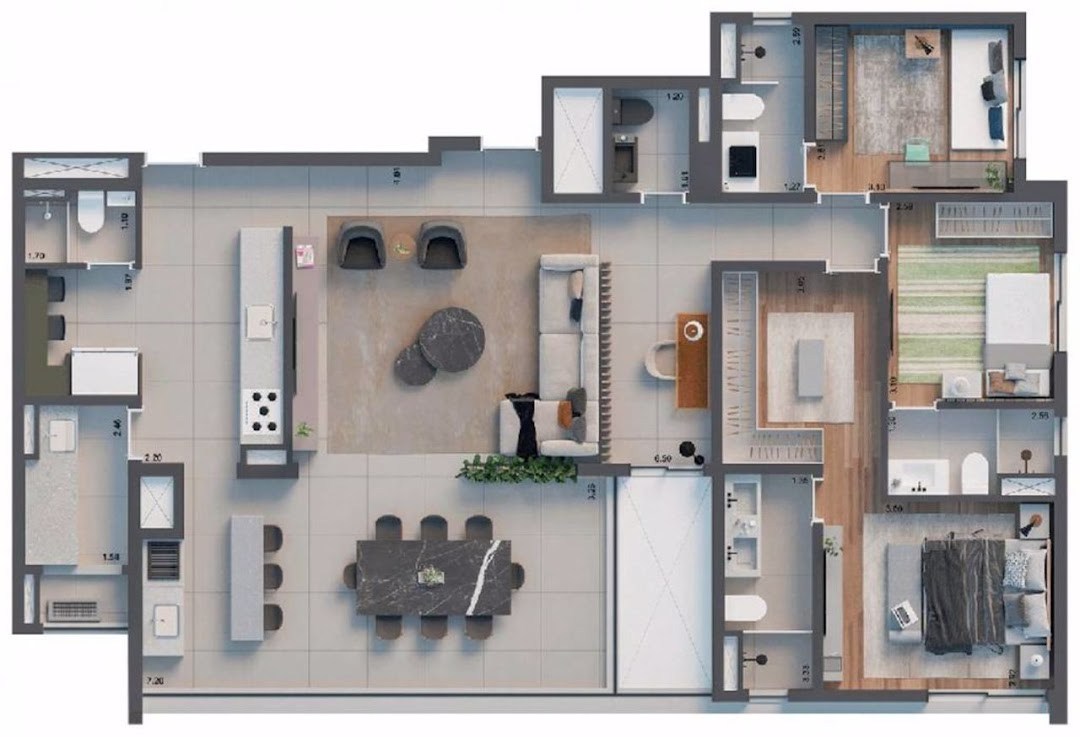 Apartamento, 4 quartos, 147 m² - Foto 1