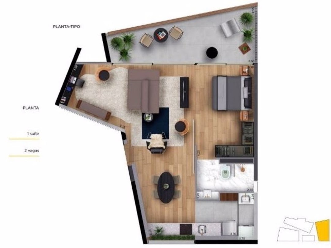 Apartamento, 2 quartos, 113 m² - Foto 9