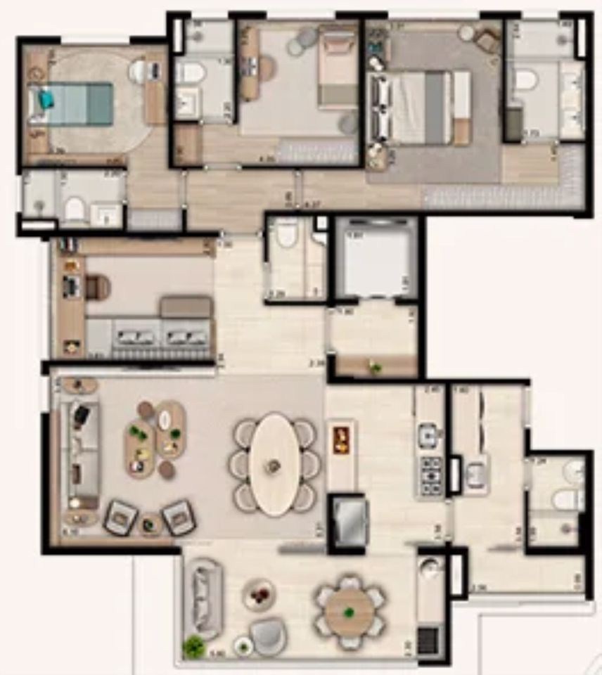 Apartamento, 3 quartos, 140 m² - Foto 6
