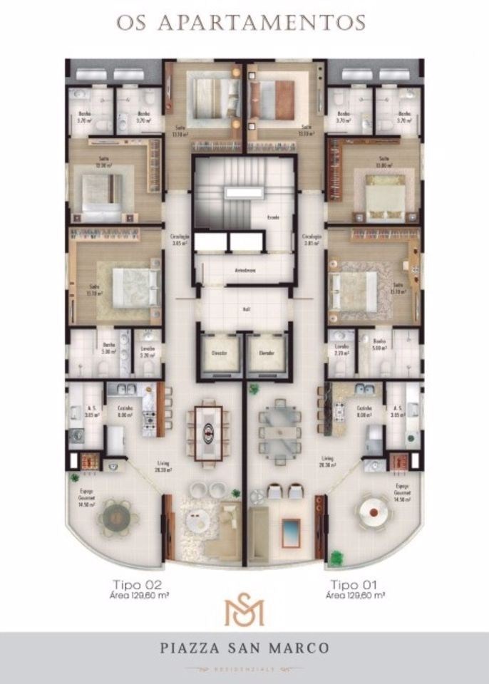 Apartamento, 3 quartos, 129 m² - Foto 7