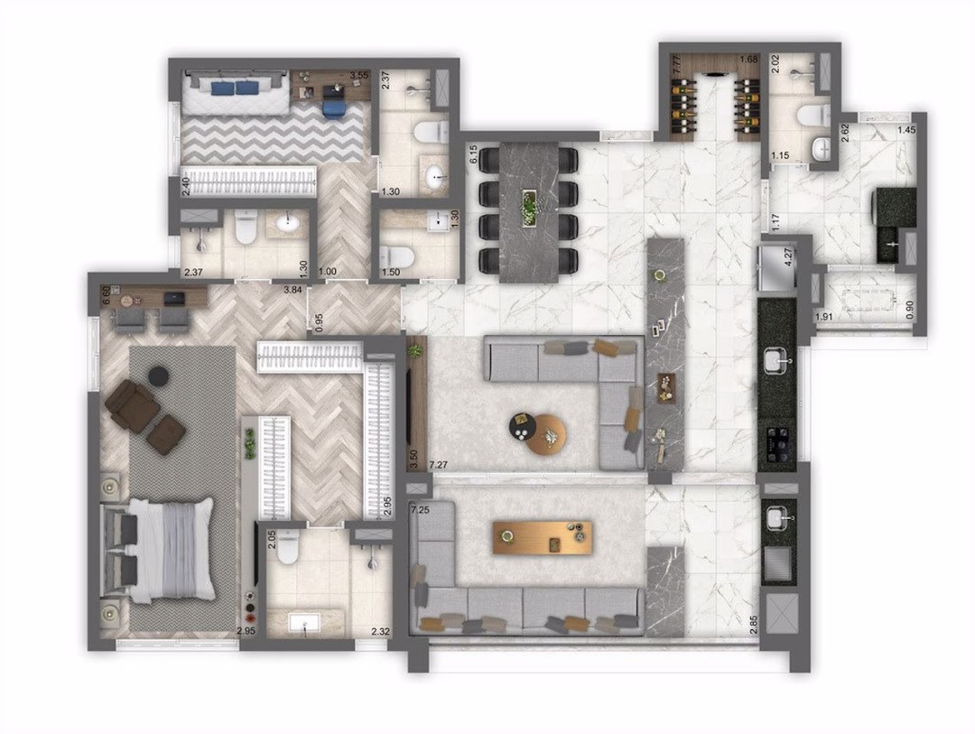 Apartamento, 3 quartos, 120 m² - Foto 5