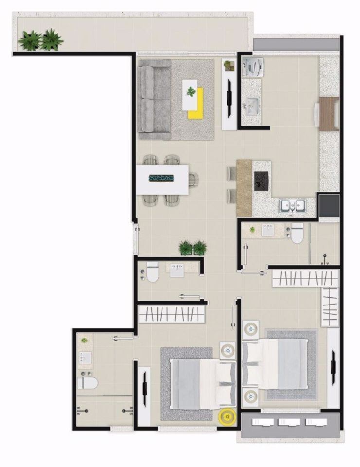 Apartamento, 3 quartos, 92 m² - Foto 11