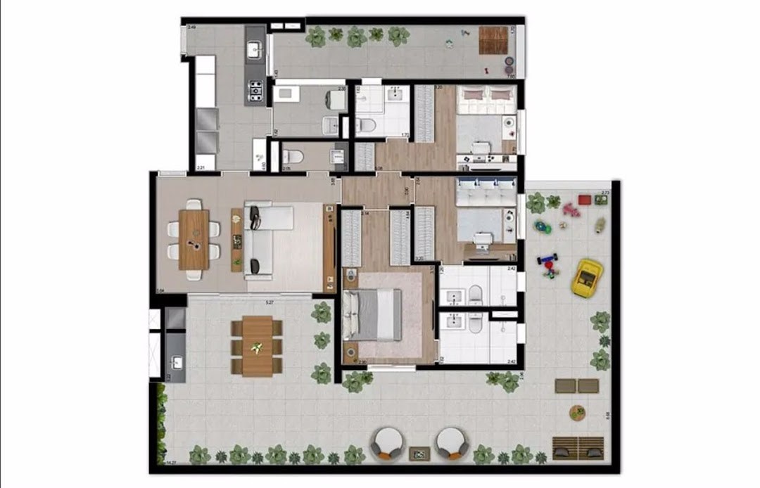 Apartamento, 3 quartos, 130 m² - Foto 10