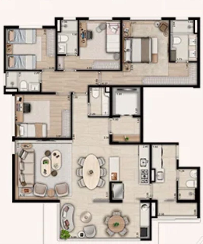 Apartamento, 3 quartos, 140 m² - Foto 16