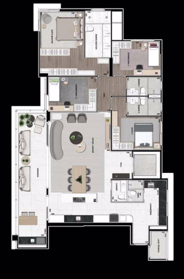Apartamento, 3 quartos, 190 m² - Foto 42
