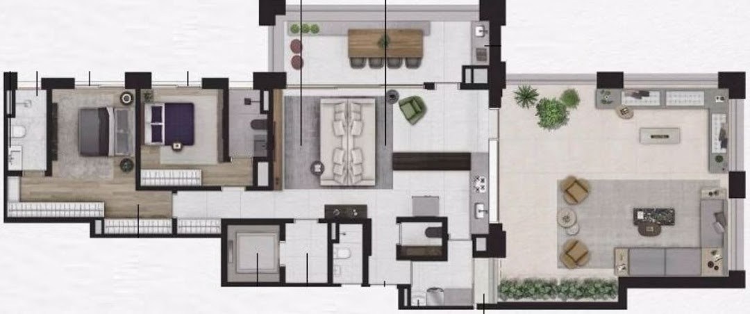 Apartamento, 2 quartos, 135 m² - Foto 9