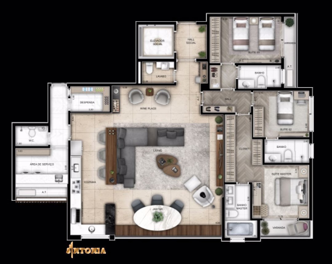 Apartamento, 2 quartos, 73 m² - Foto 30