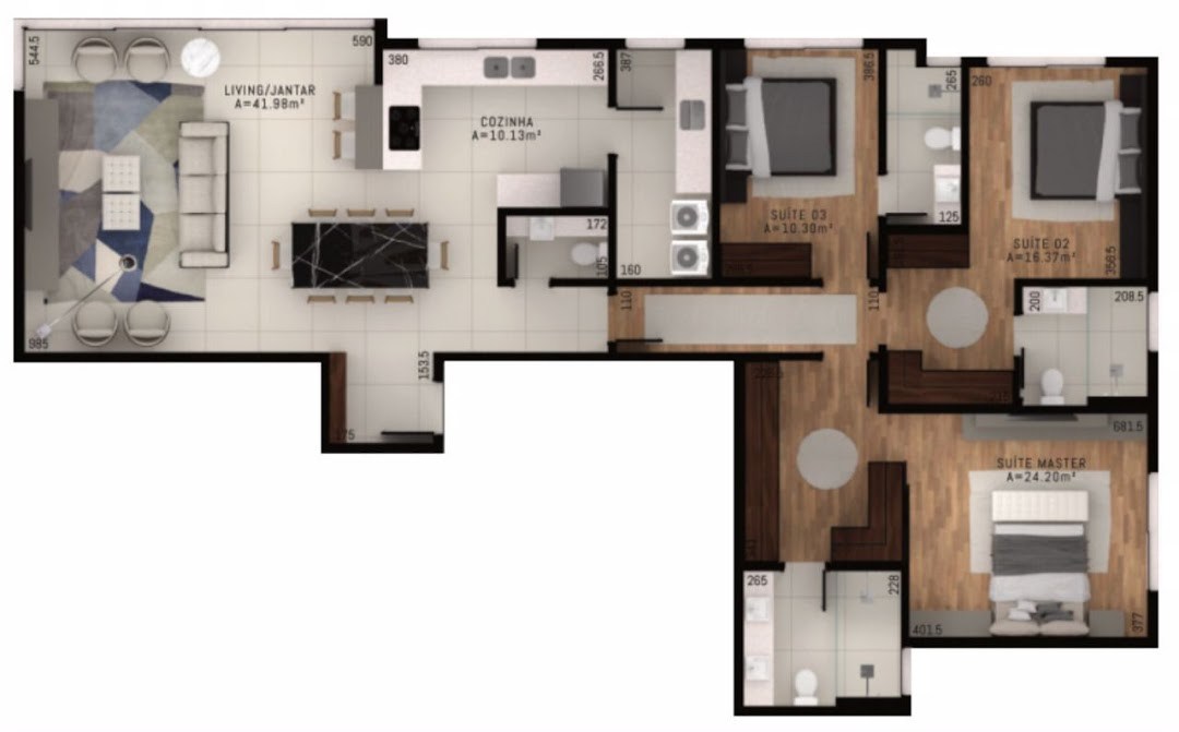 Apartamento, 3 quartos, 152 m² - Foto 20