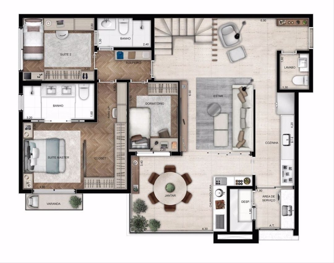 Apartamento, 3 quartos, 118 m² - Foto 10