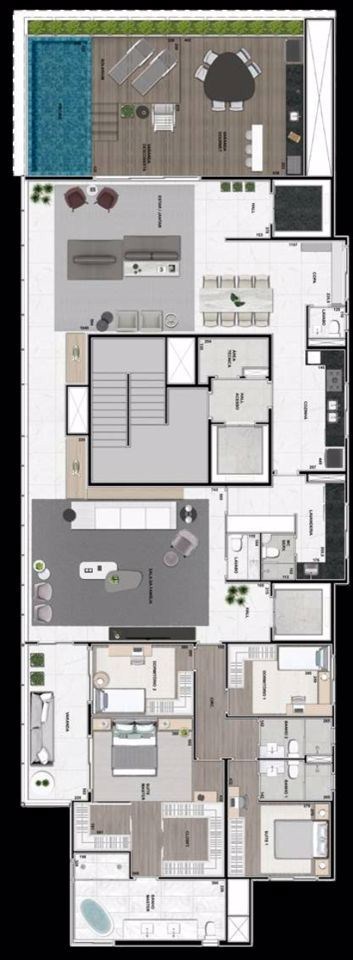 Apartamento, 3 quartos, 190 m² - Foto 8