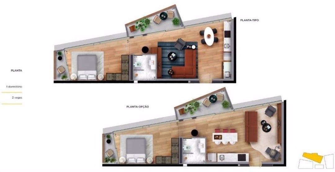 Apartamento, 1 quarto, 63 m² - Foto 3