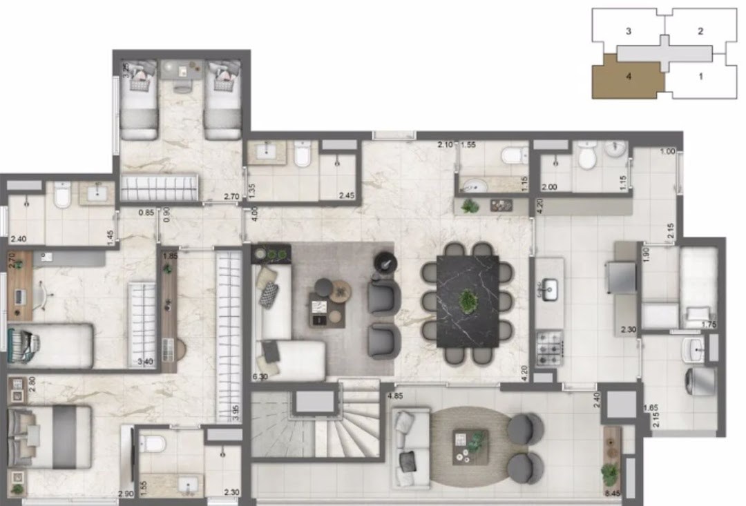 Apartamento, 3 quartos, 113 m² - Foto 9