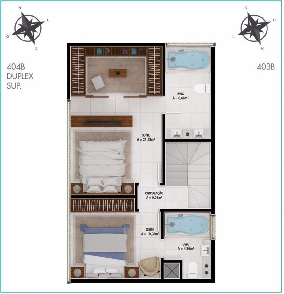 Cobertura, 2 quartos - Foto 41