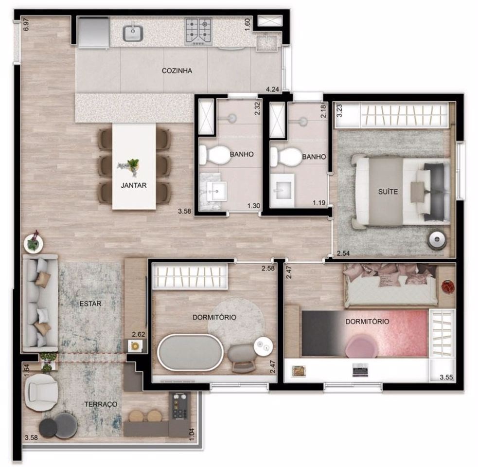 Apartamento, 2 quartos, 99 m² - Foto 20