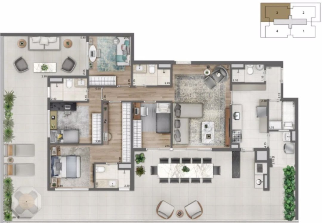 Apartamento, 3 quartos, 113 m² - Foto 34