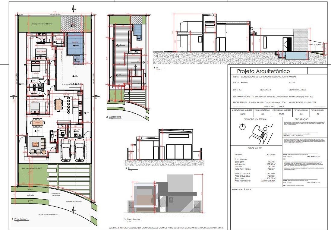 Casa, 3 quartos - Foto 1