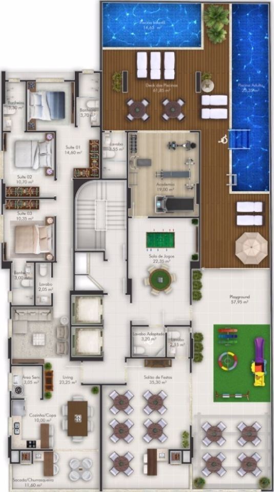 Apartamento, 3 quartos, 257 m² - Foto 5