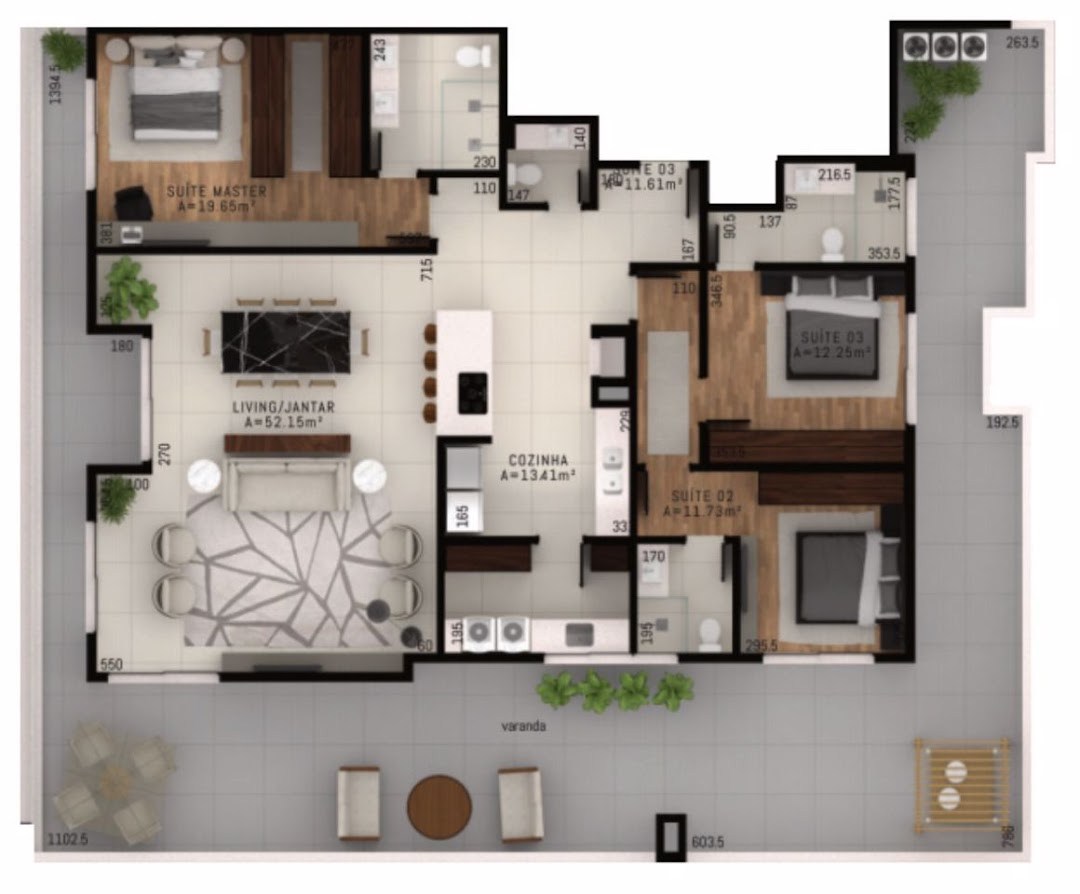 Apartamento, 3 quartos, 152 m² - Foto 6