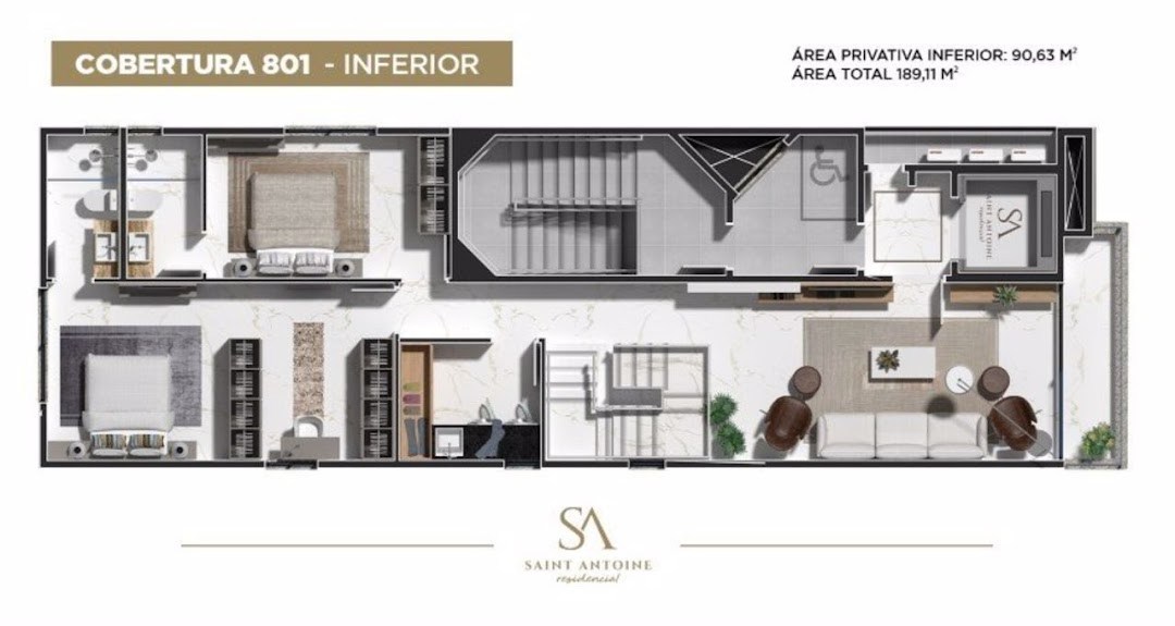 Apartamento, 2 quartos, 92 m² - Foto 6