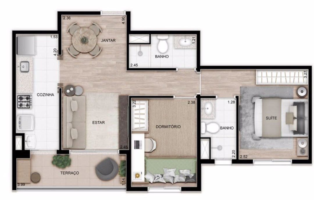 Apartamento, 2 quartos, 99 m² - Foto 10