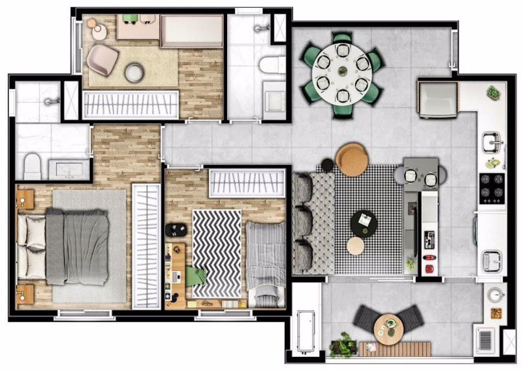 Apartamento, 2 quartos, 65 m² - Foto 6
