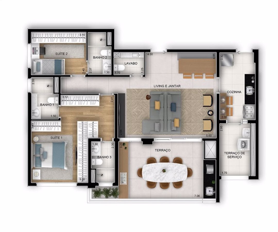 Apartamento, 4 quartos, 153 m² - Foto 18