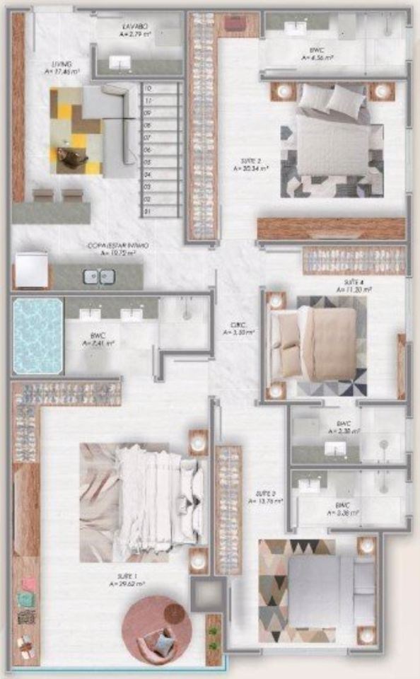 Apartamento, 4 quartos, 166 m² - Foto 11