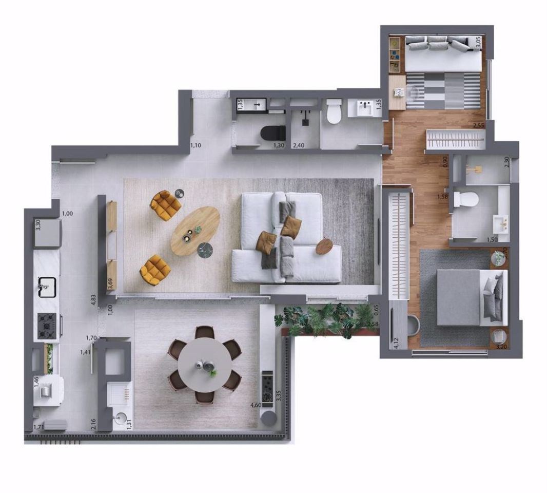 Apartamento, 4 quartos, 150 m² - Foto 9