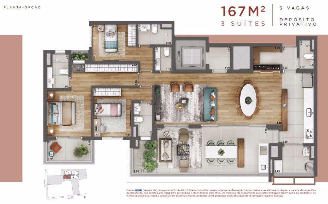 Apartamento, 4 quartos, 167 m² - Foto 6