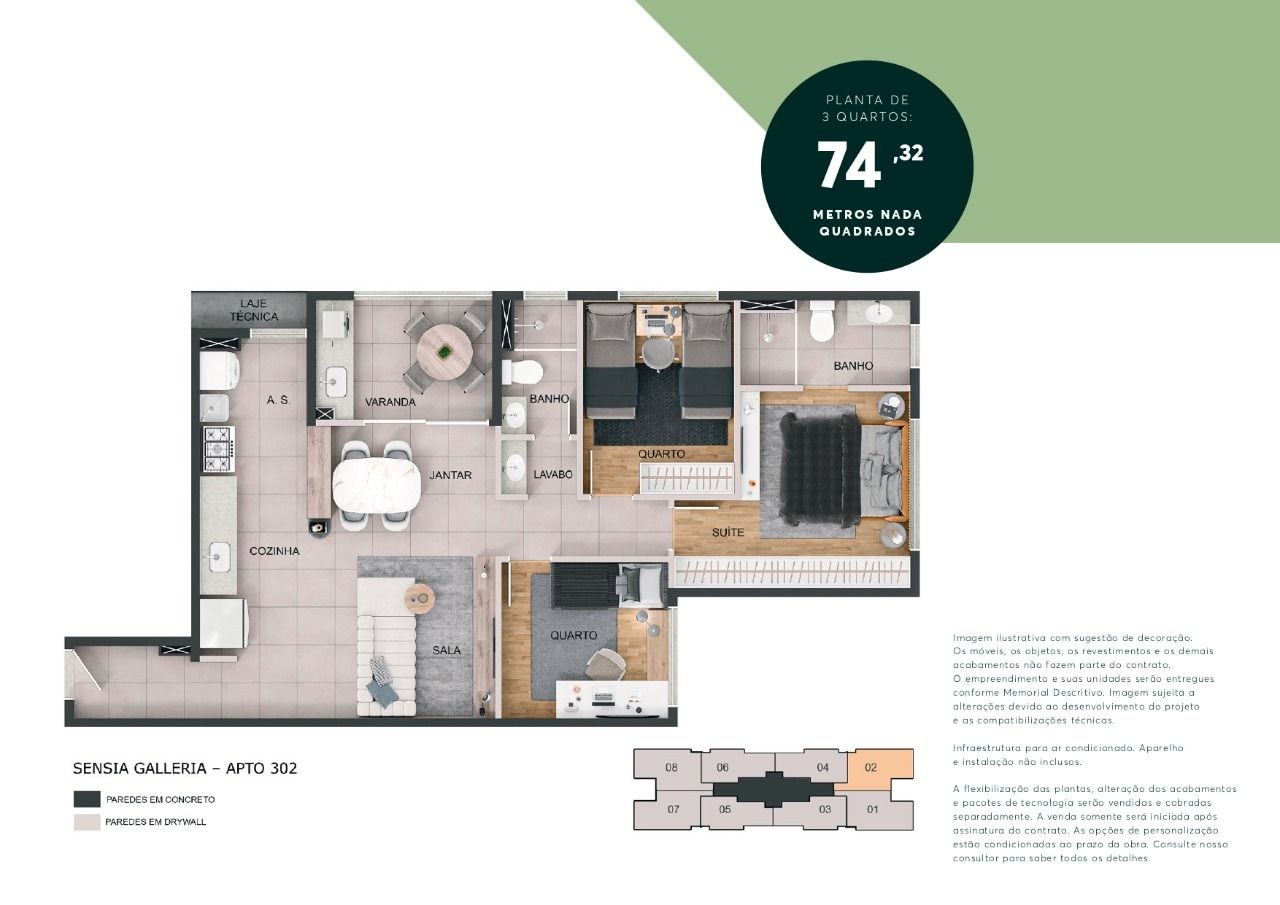 Apartamento, 2 quartos, 61 m² - Foto 11